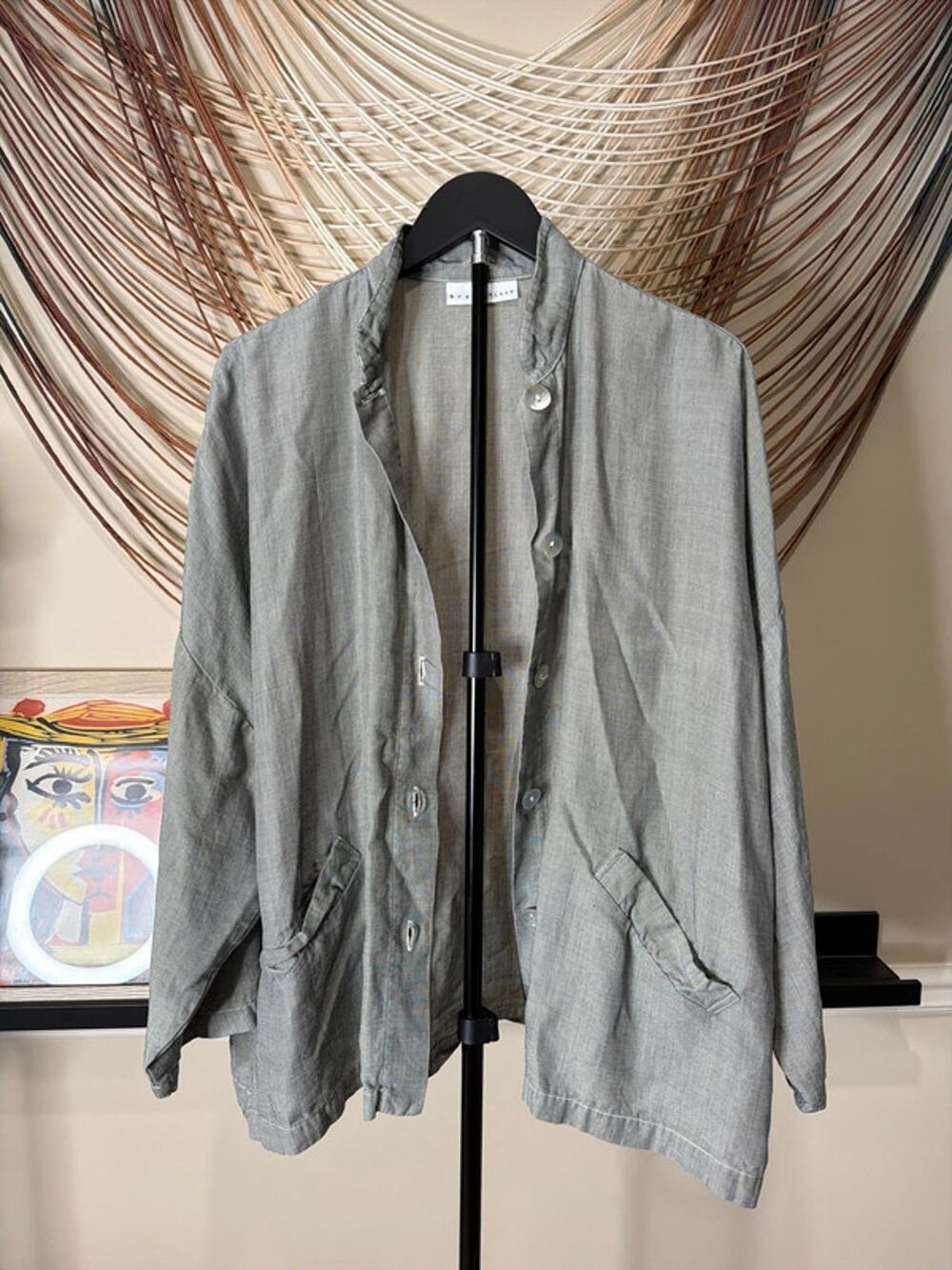Bryn Walker, gray white painters, jacket EUC 2790